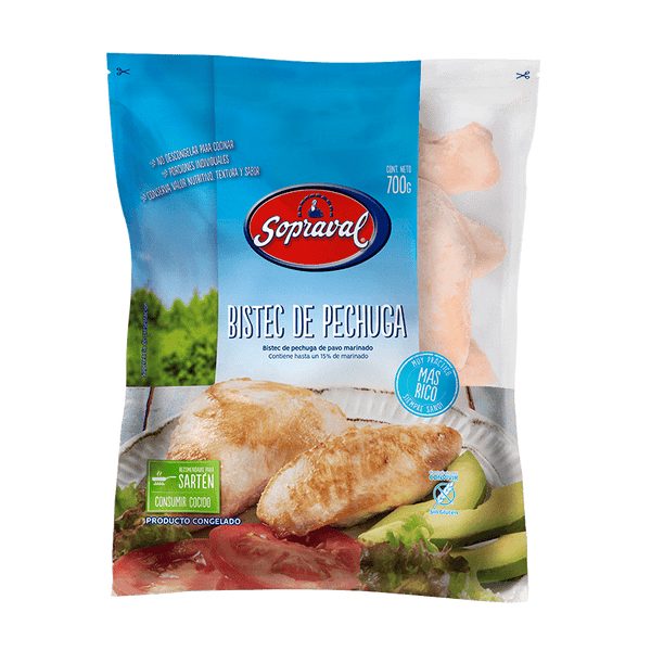 Bistec de Pechuga de Pavo 700g