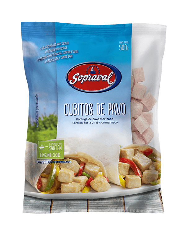 Cubitos de Pechuga de Pavo 500g