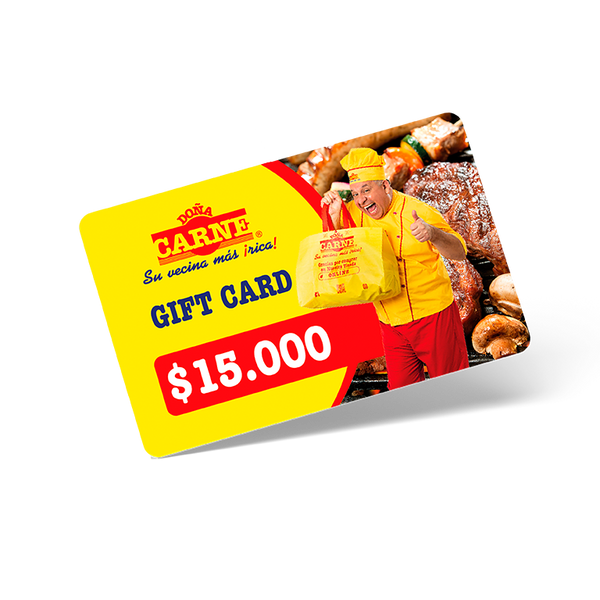 Gift Card Doña Carne Online