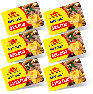 Gift Card Doña Carne Online