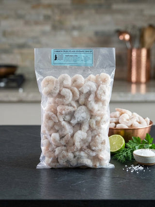 Camarones 36-40 Crudo pelado devenado IQF