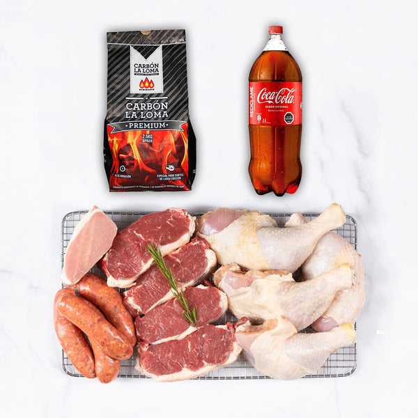 Asado para 4 + Carbón y Bebida